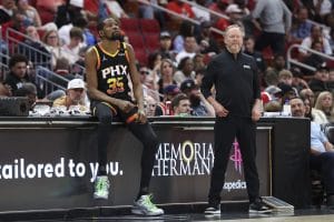 Kevin Durant y Mike Budenholzer