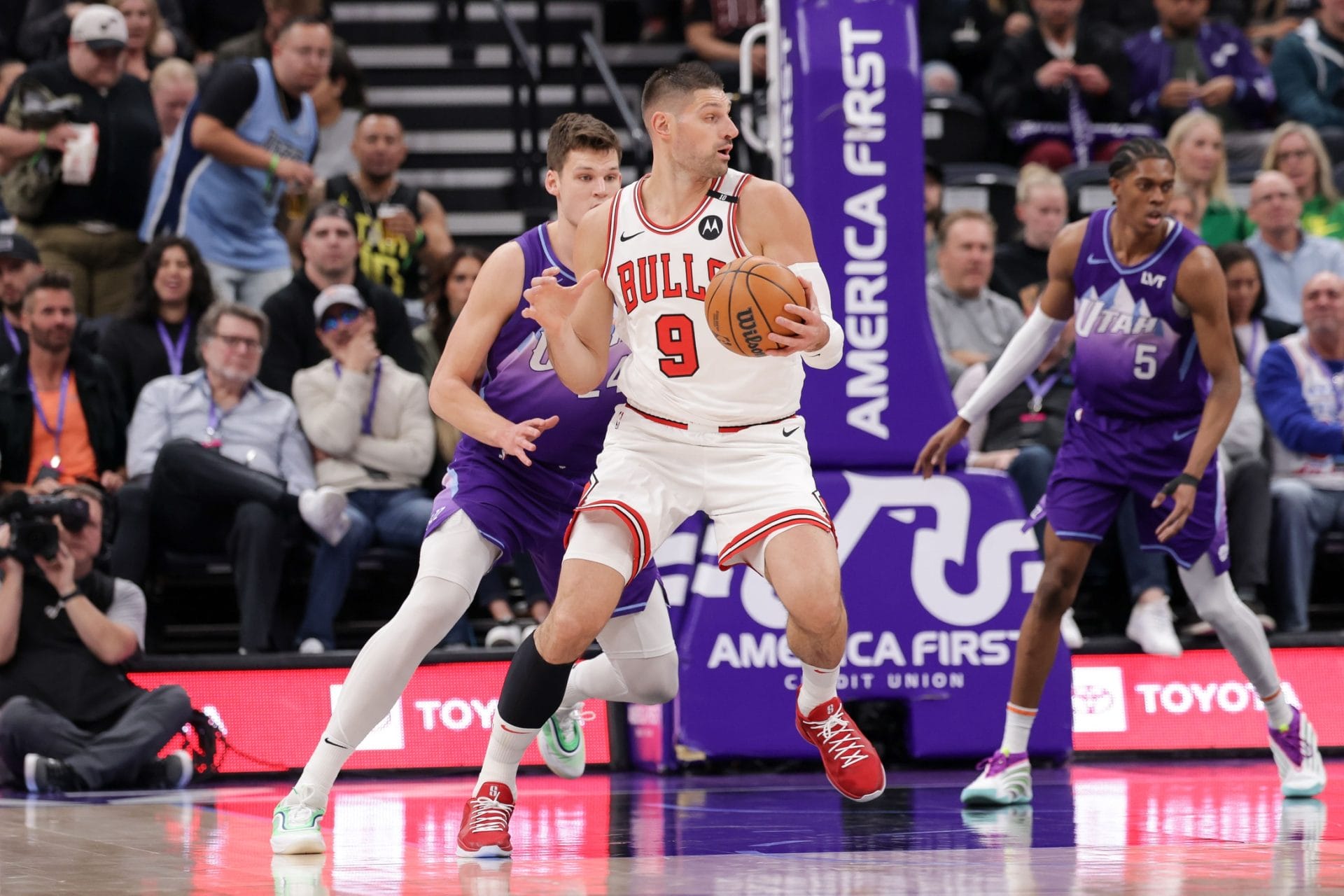 Nikola Vucevic, en un Jazz vs Bulls
