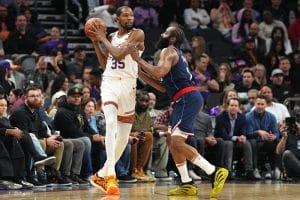 Durant ataca a Harden en el Suns vs Clippers