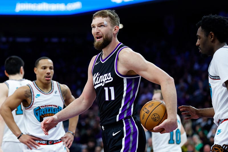 Sabonis en el partido ante Memphis
