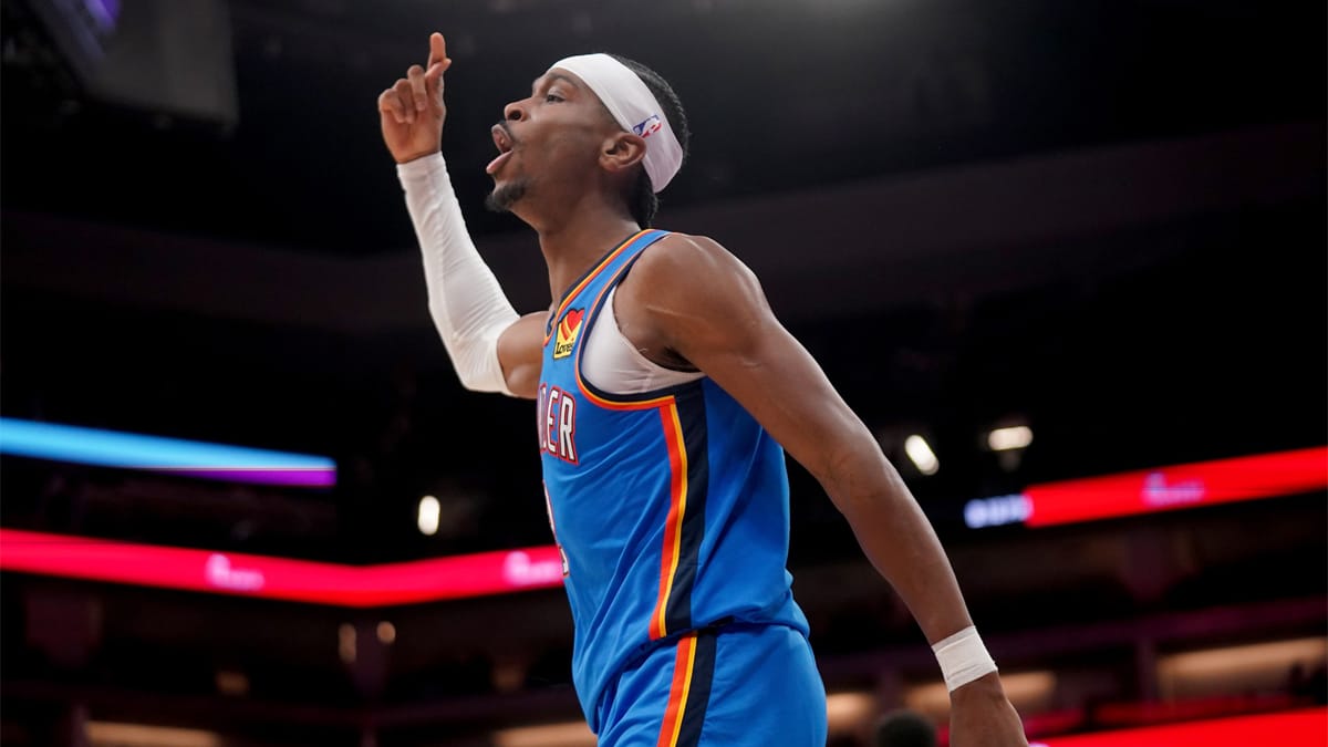 Shai celebra el triunfo de los Thunder