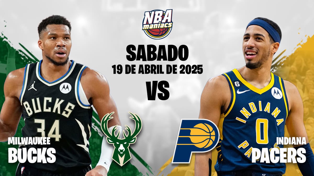 Bucks y Pacers disputarán el primer partido de los playoffs