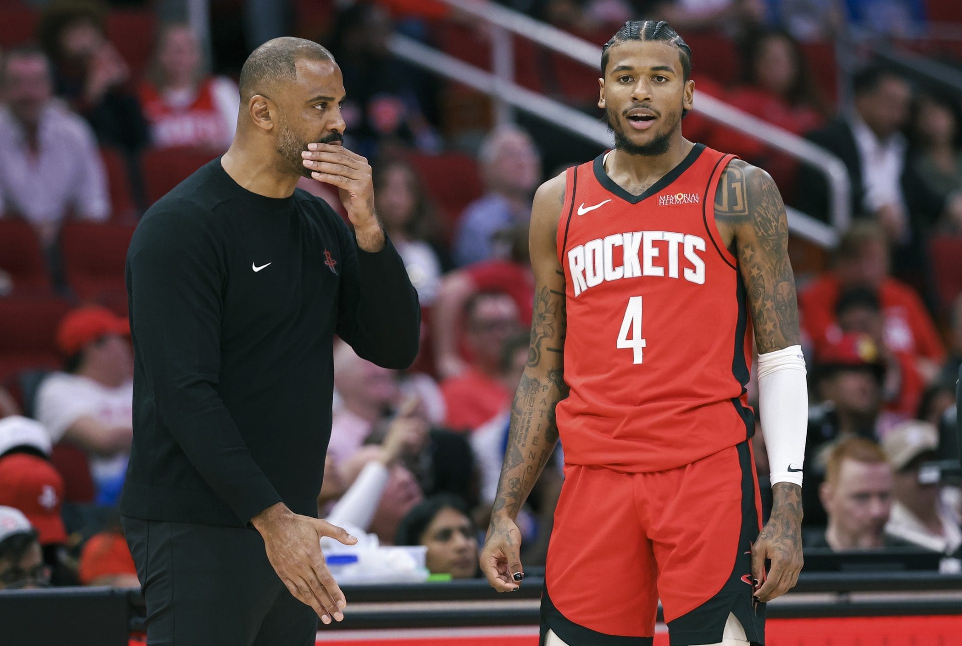 Ime Udoka y Jalen Green