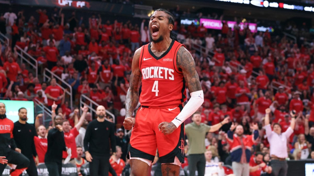 Jalen Green dominó a los Warriors desde el inicio.
