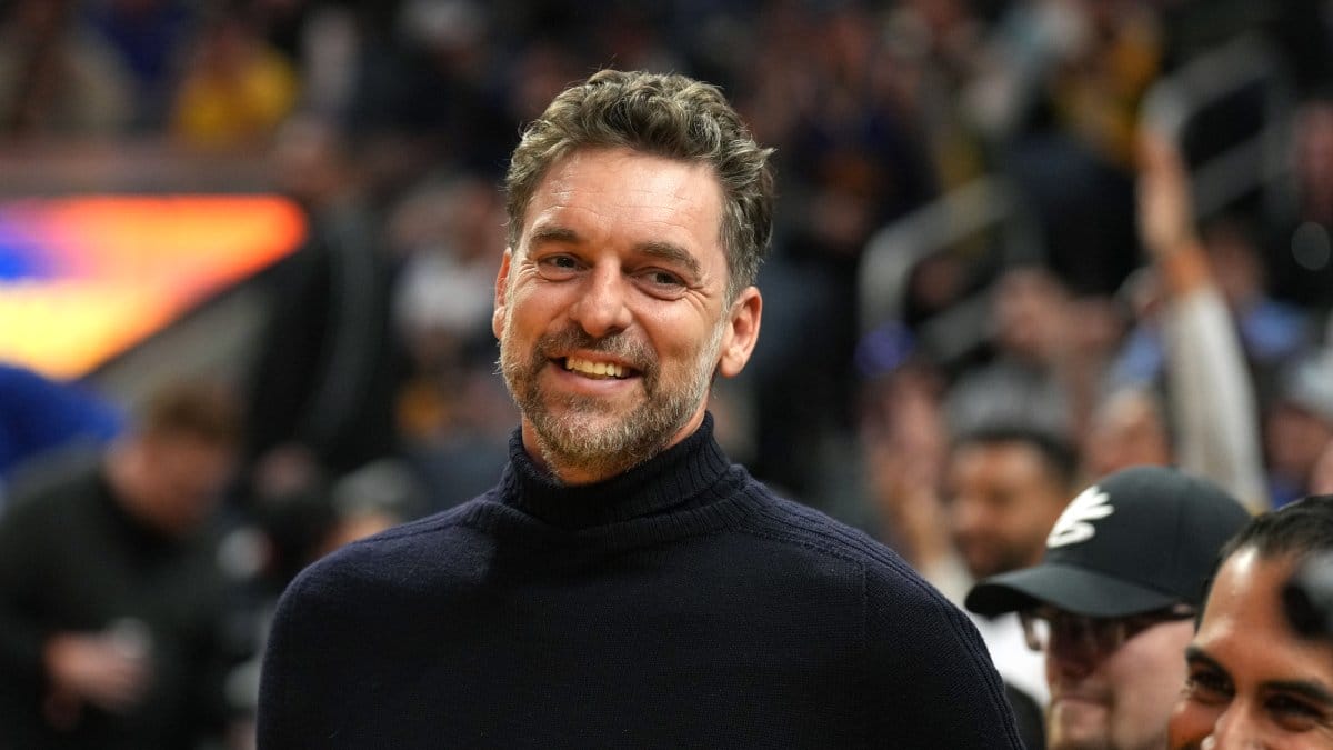 Pau Gasol acude a ver un partido a LOs Angeles.