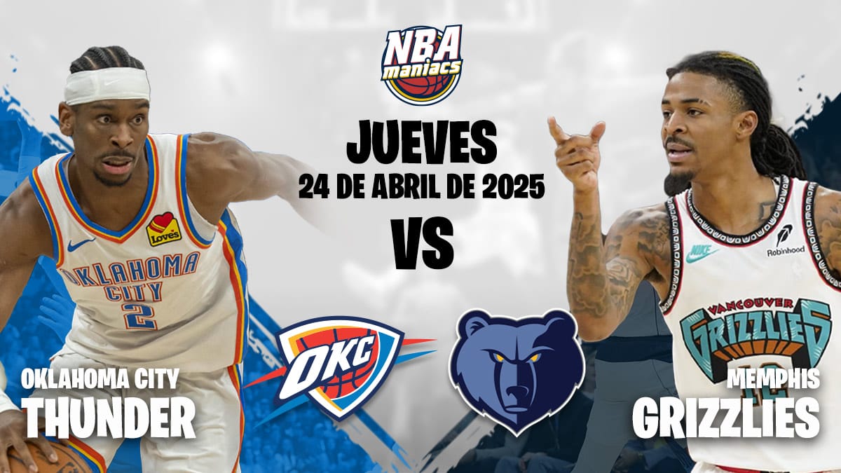 Los Grizzlies reciben a los Thunder con el objetivo de apretar la eliminatoria