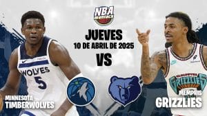 Duelo clave entre Timberwolves y Grizzlies por los playoffs