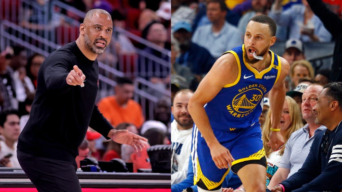 Curry y Udoka protagonizaron un encontronazo durante el Rockets-Warriors.