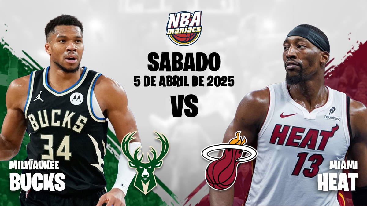 Giannis Antetokounmpo y Bam Adebayo protagonizan el Heat vs Bucks.