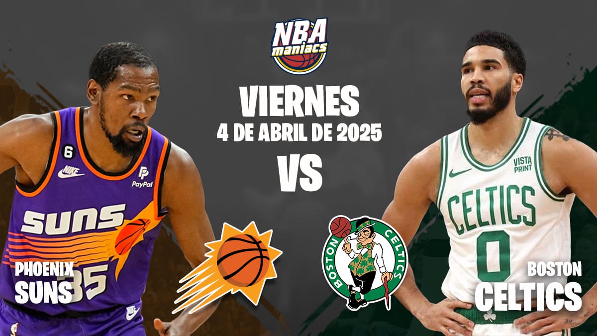 Jayson Tatum y Kevin Durant, dos de las estrellas del Celtics vs Suns.