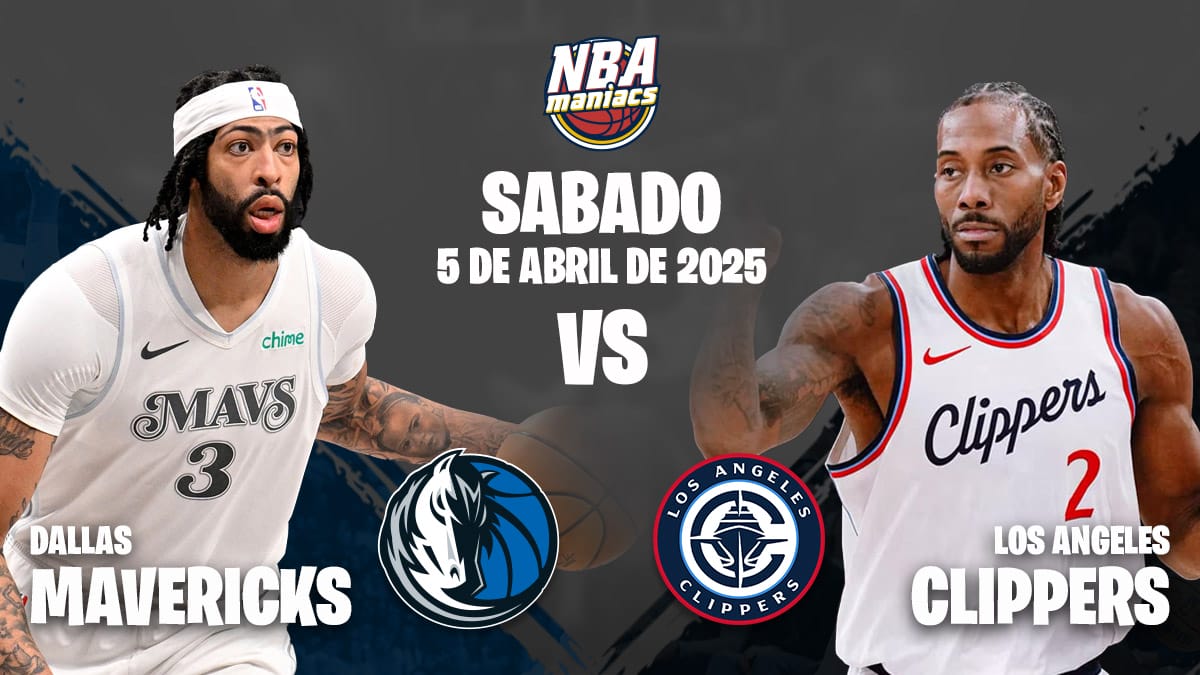 Kawhi Leonard y Anthony Davis, dos de las estrellas del Clippers vs Mavericks.