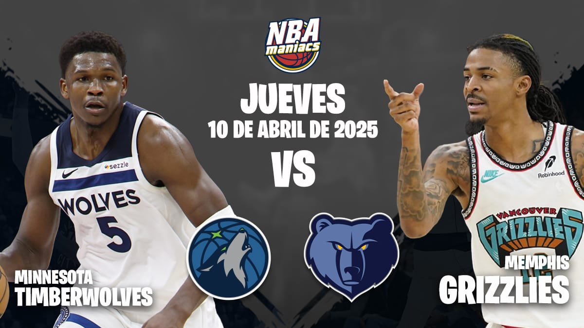 Ja Morant y Anthony Edwards, dos de las estrellas del Grizzlies vs Timberwolves.