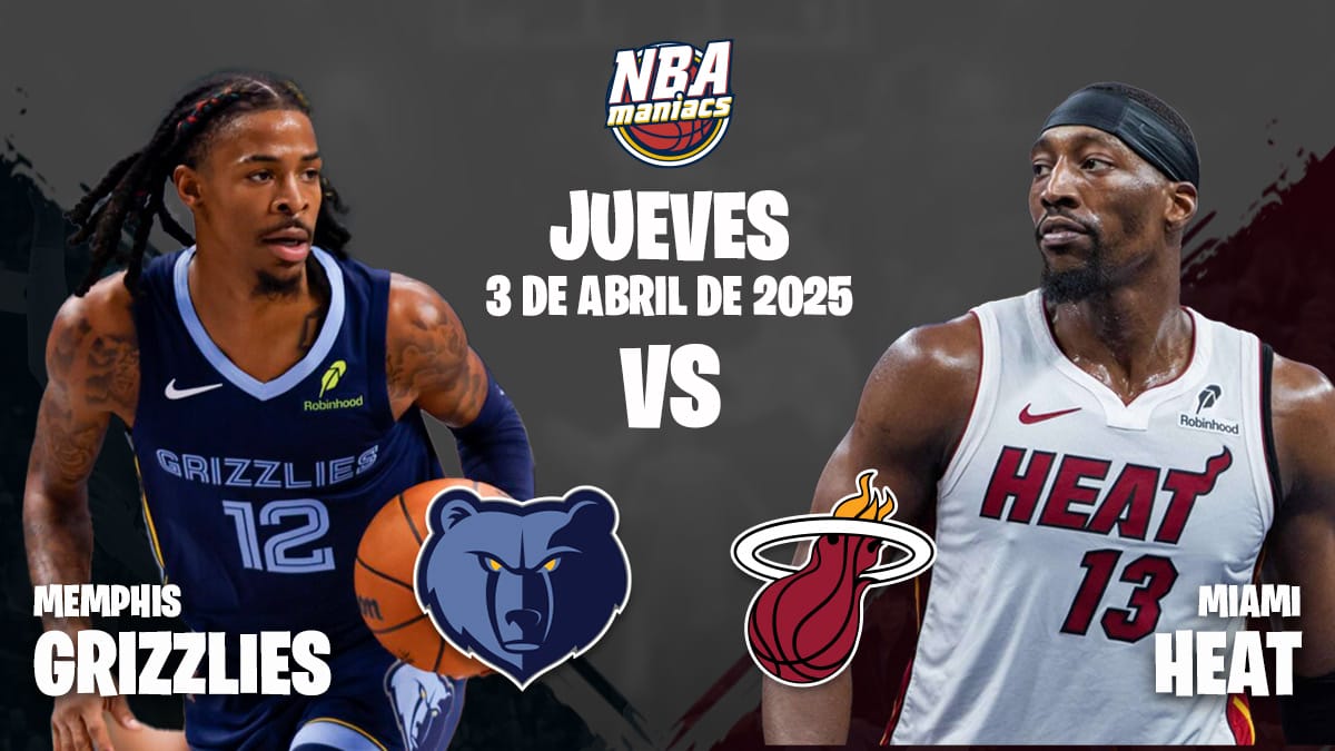 Bam Adebayo y Ja Morant, dos de las estrellas del Heat vs Grizzlies.