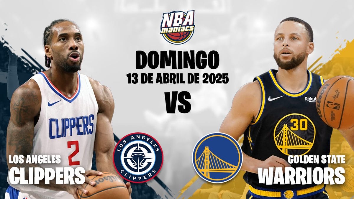Previa del Warriors vs Clippers 13 de abril de 2025.