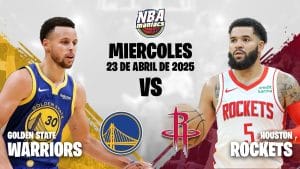 Previa del Game 2 Rockets vs Warriors de primera ronda de playoffs 2025.
