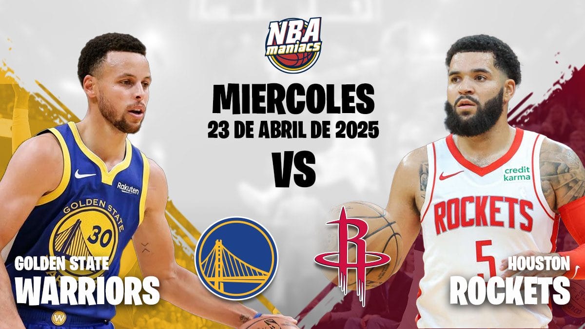 Previa del Game 2 Rockets vs Warriors de primera ronda de playoffs 2025.