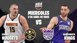 Zach LaVine y Nikola Jokic, dos de las estrellas del Kings vs Nuggets.