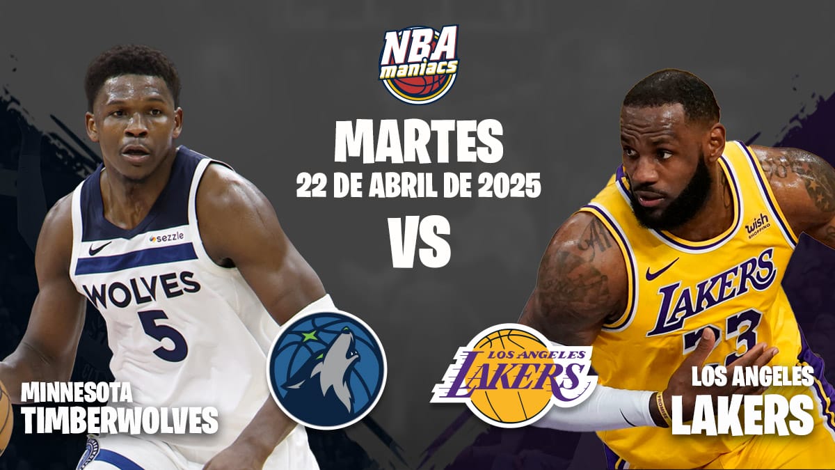 LeBron James y Anthony Edwards, dos de las estrellas del Lakers vs Timberwolves.
