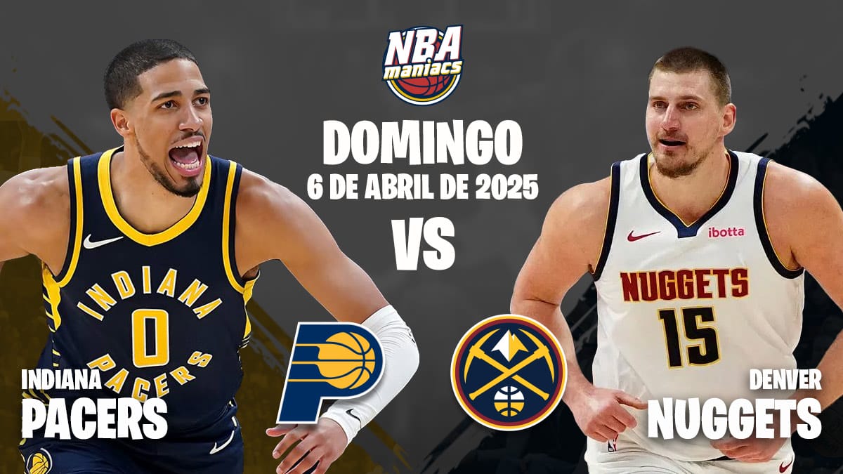 Nikola Jokic y Tyrese Haliburton, dos de las estrellas del Nuggets vs Pacers.