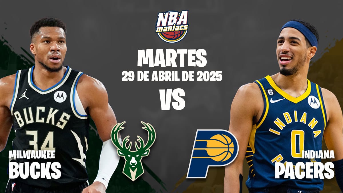 Tyrese Haliburton y Giannis Antetokoumpo, dos de las estrellas del Pacers vs. Bucks.