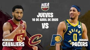 Tyrese Haliburton y Donovan Mitchell, dos de las estrellas del Pacers vs Cavaliers.