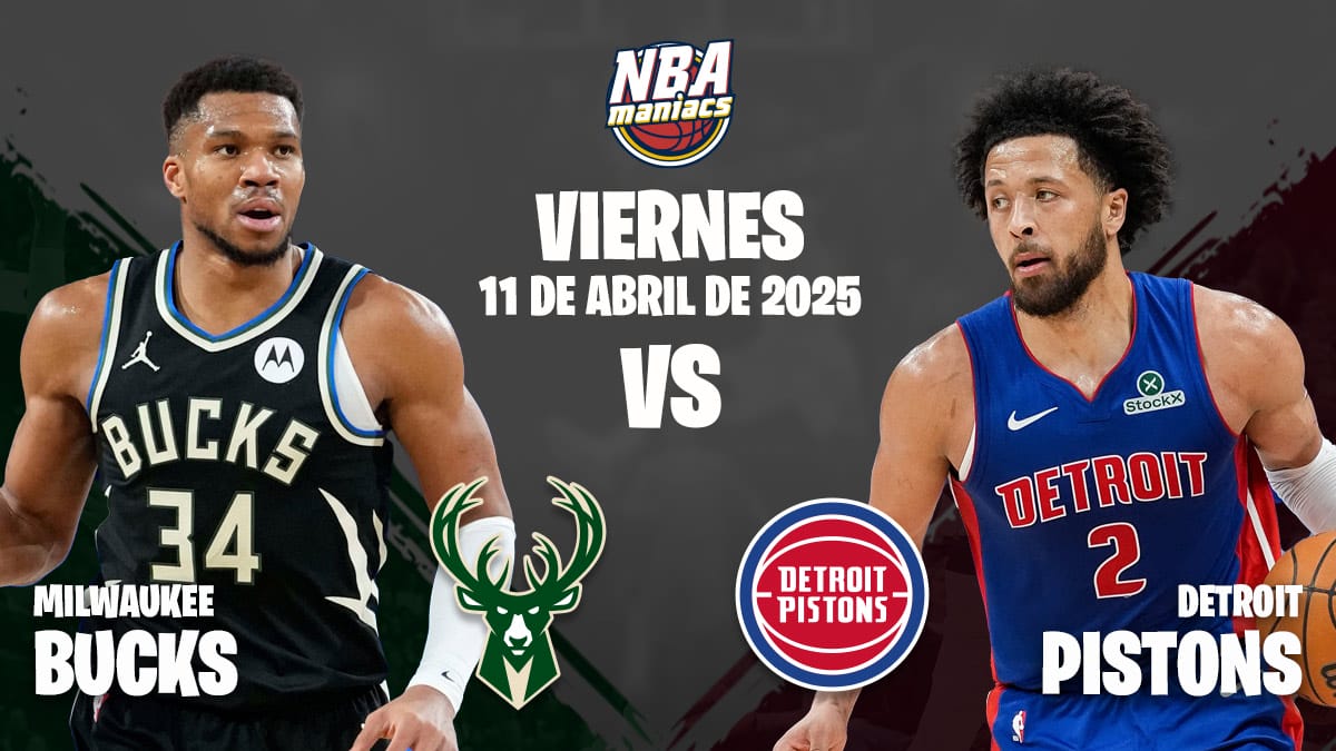 Cade Cunningham y Giannis Antetokounmpo, dos de las estrellas del Pistons vs Bucks.