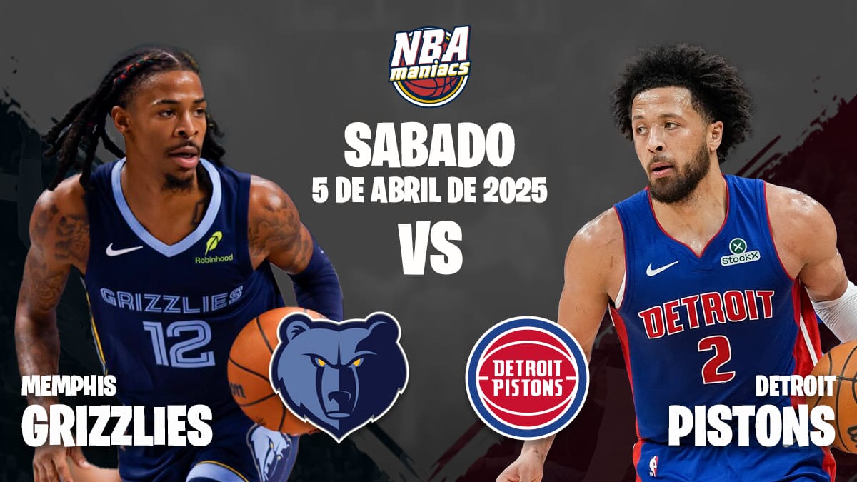 Cade Cunningham y Ja Morant, dos de las estrellas del Pistons vs Grizzlies.