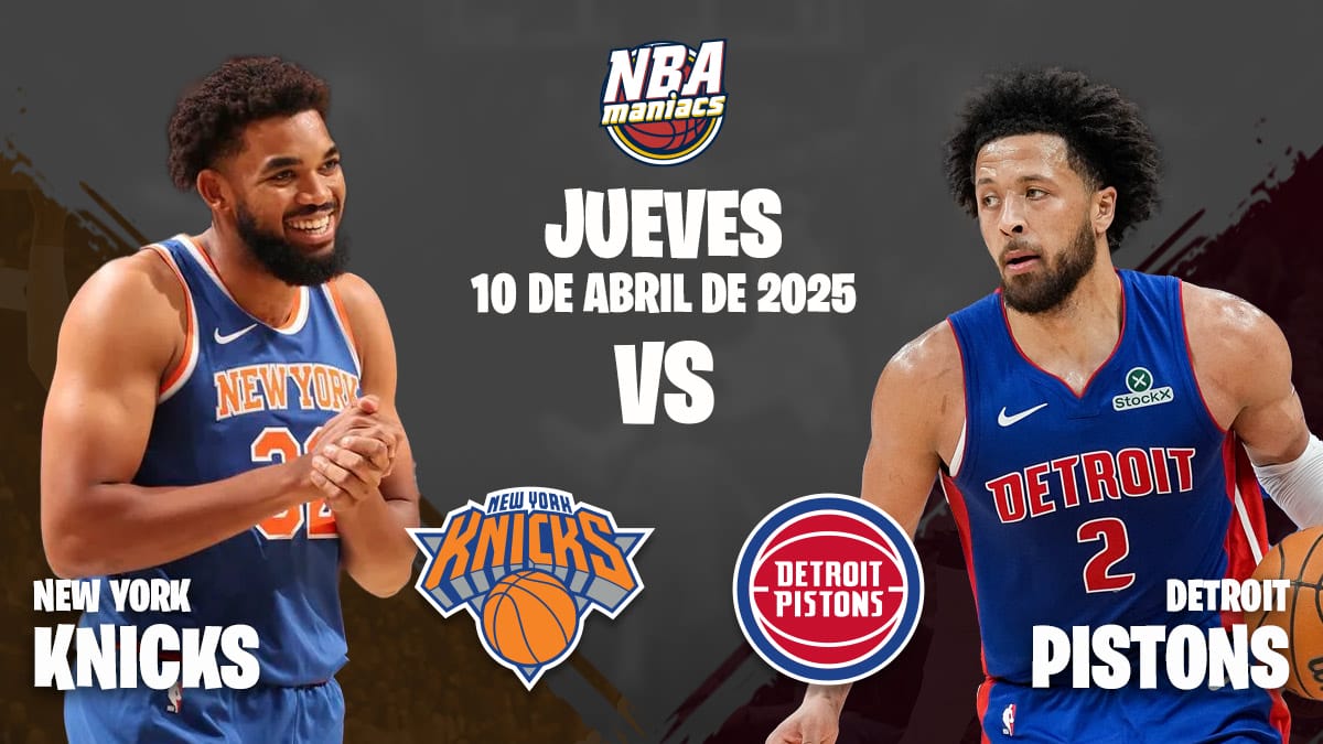 Cade Cunningham y Karl Anthony-Towns, dos de las estrellas del Pistons vs Knicks.