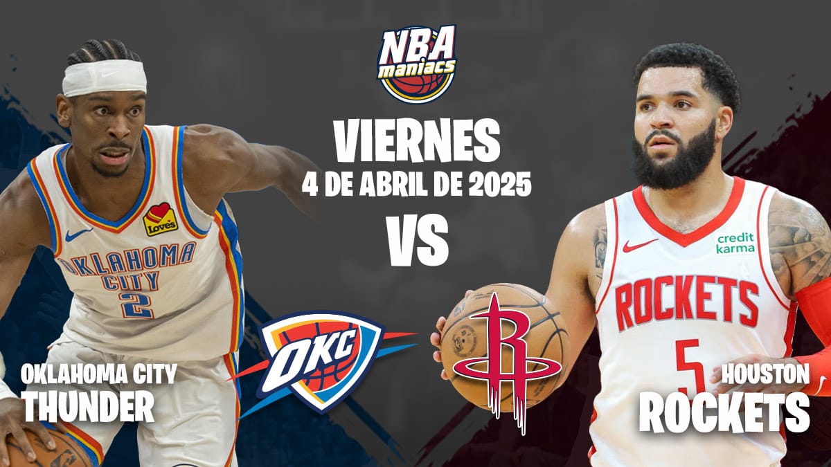 Fred VanVleet y Shai Gilgeous-Alexander, dos de las estrellas del Rockets vs Thunder.