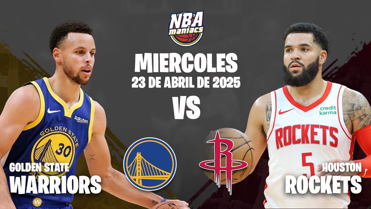 Fred VanVleet y Stephen Curry, dos de las estrellas del Rockets vs Warriors.
