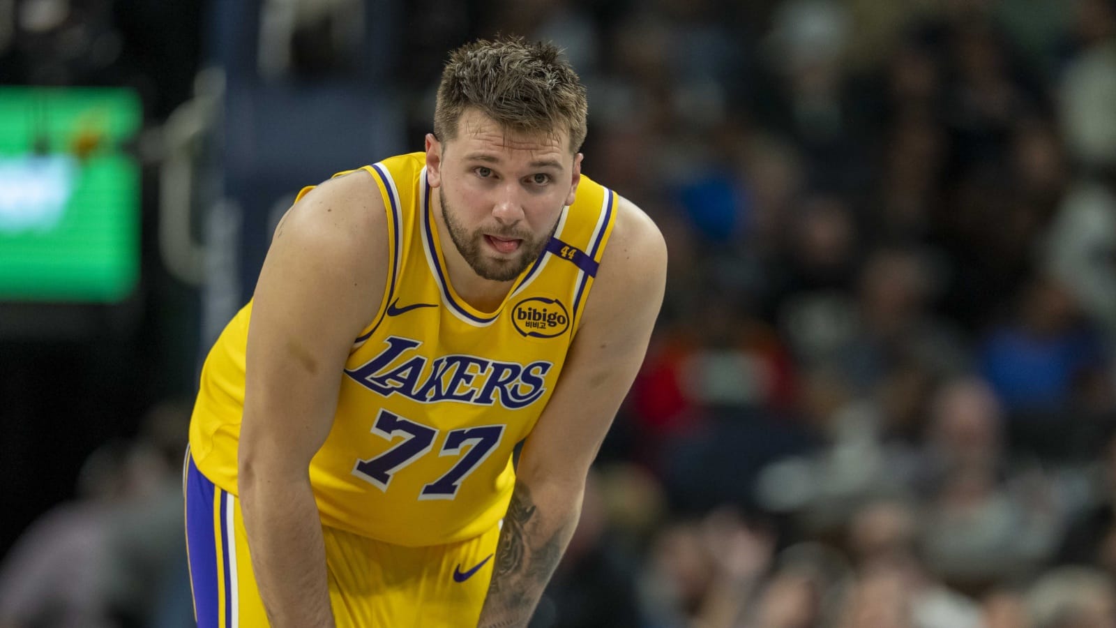 Luka Doncic, disputando el Game 3 de la serie ante Minnesota Timberwolves.