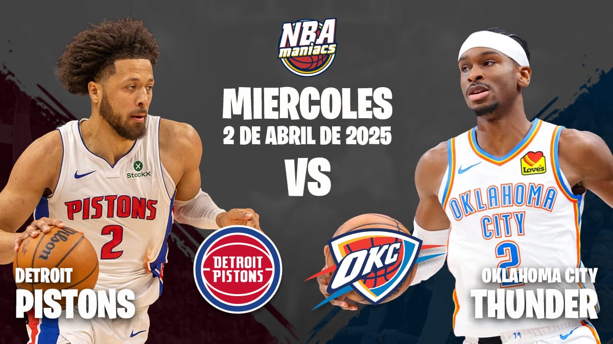 Shai Gilgeous-Alexander y Cade Cunningham, dos de las estrellas del Thunder vs Pistons.