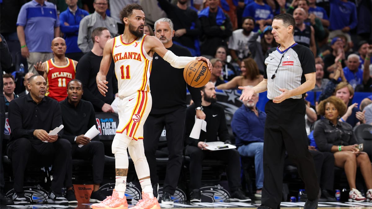 Trae Young tras su expulsión