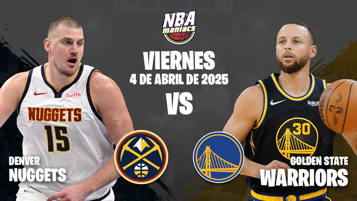 Stephen Curry y Nikola Jokic, dos de las estrellas del Warriors vs Nuggets.