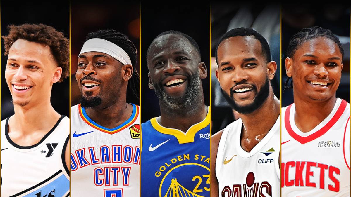 Evan Mobley, Draymond Green, Dyson Daniels, Lu Dort, Amen Thompson conforman el Mejor Quinteto Defensivo 2025