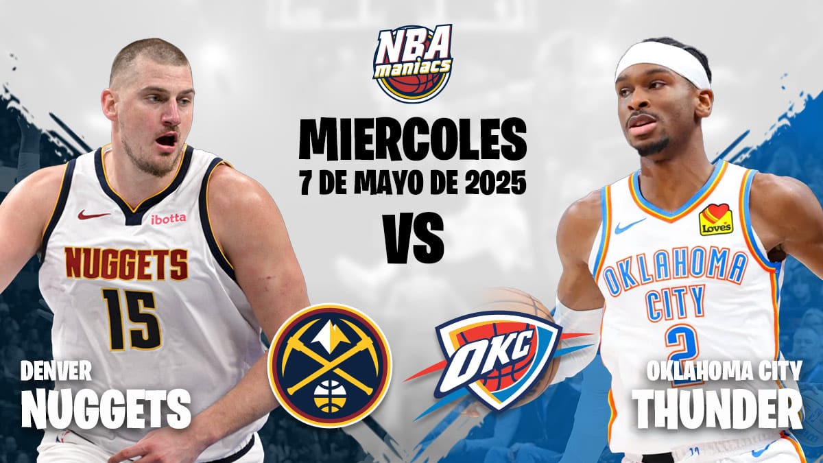 Game 2 Playoffs NBA 2025 Thunder vs Nuggets 07-05-2025