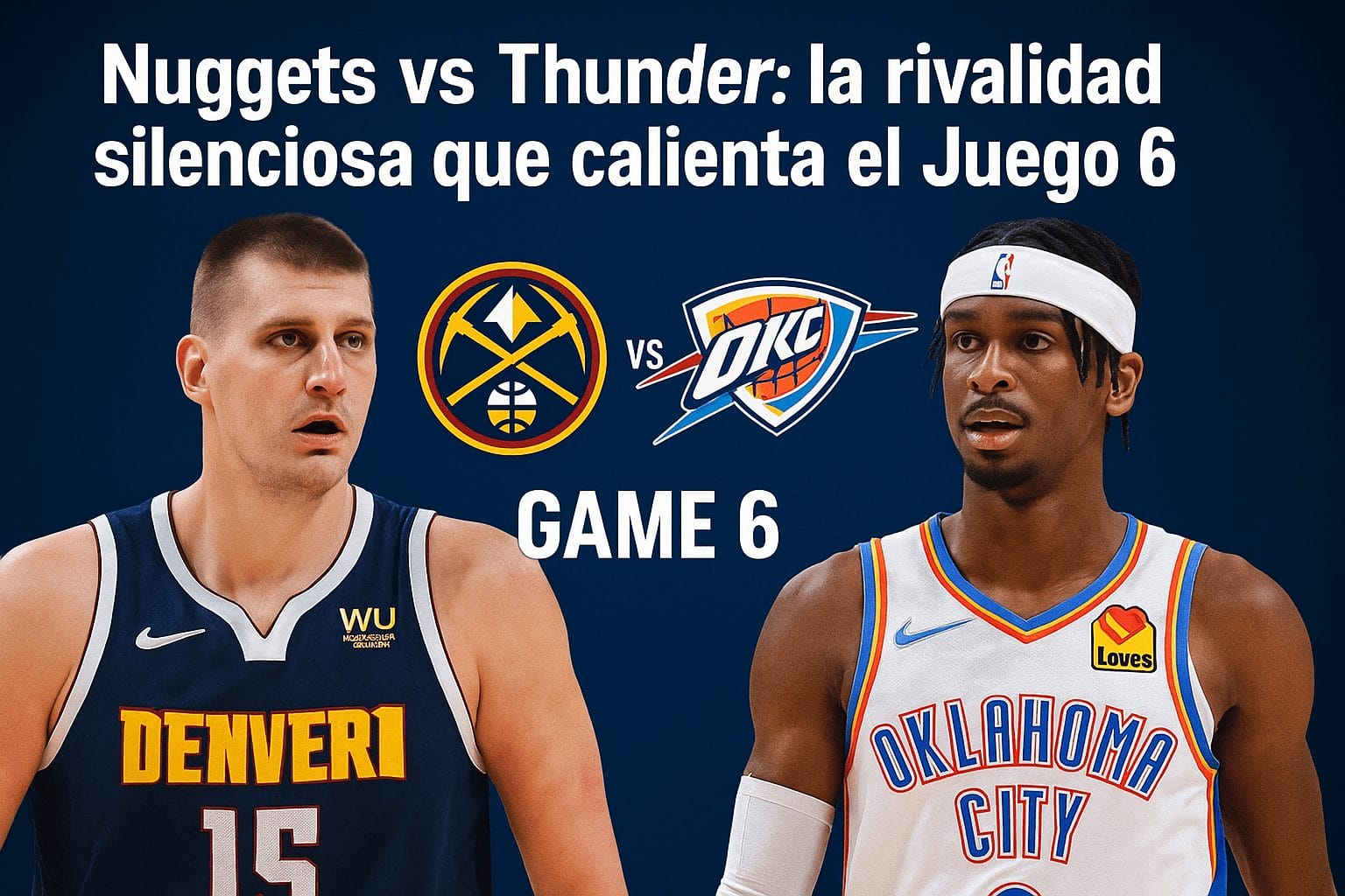Nuggets vs Thunder la rivalidad silenciosa que calienta el Juego 6