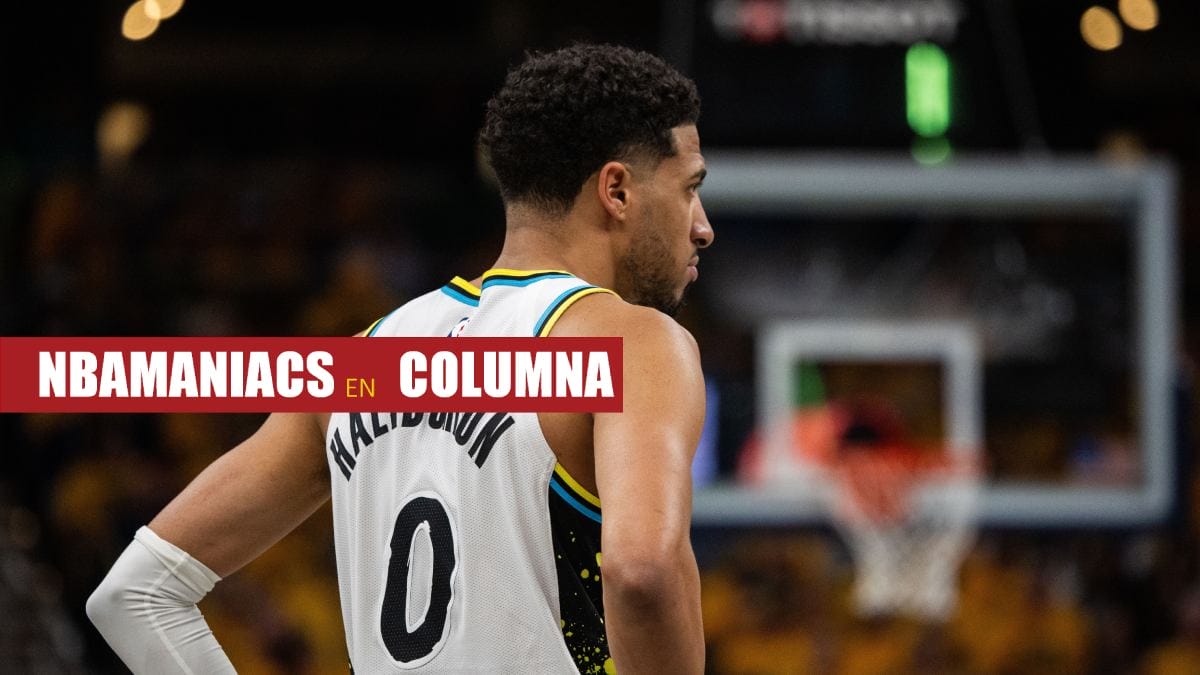 Tyrese Haliburton, brazos en jarra, durante el Game 5 ante Milwaukee.