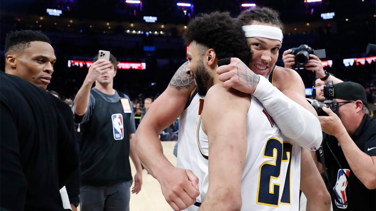 Aaron Gordon celebra el triunfo ante los Thunder