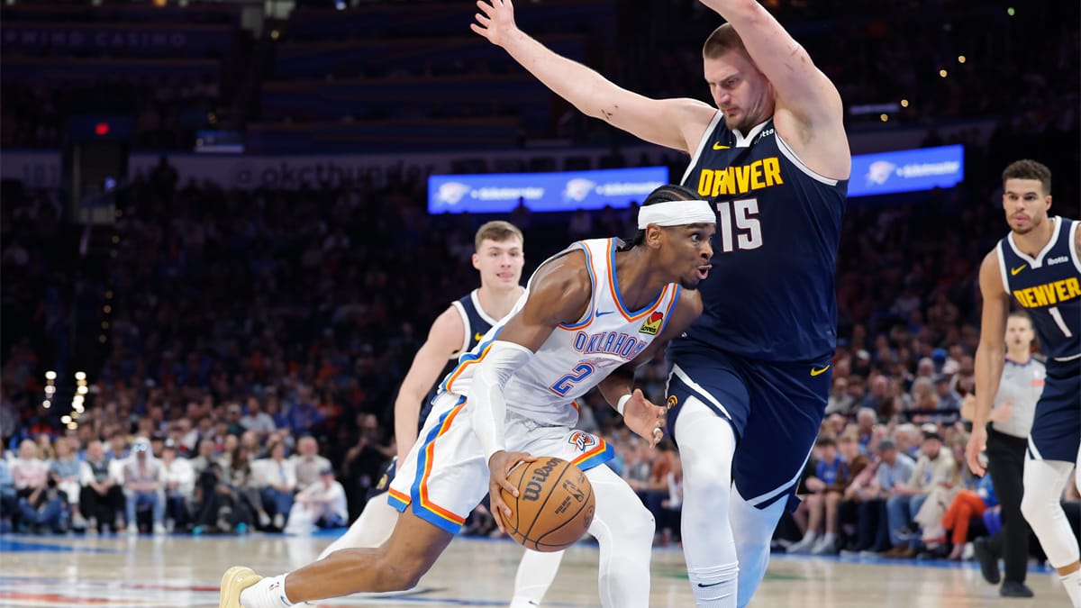 Shai y Jokic durante su enfrentamiento en los playoffs de la NBA