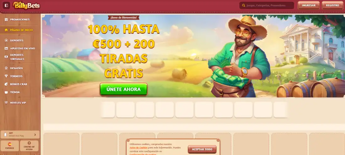 billybet web