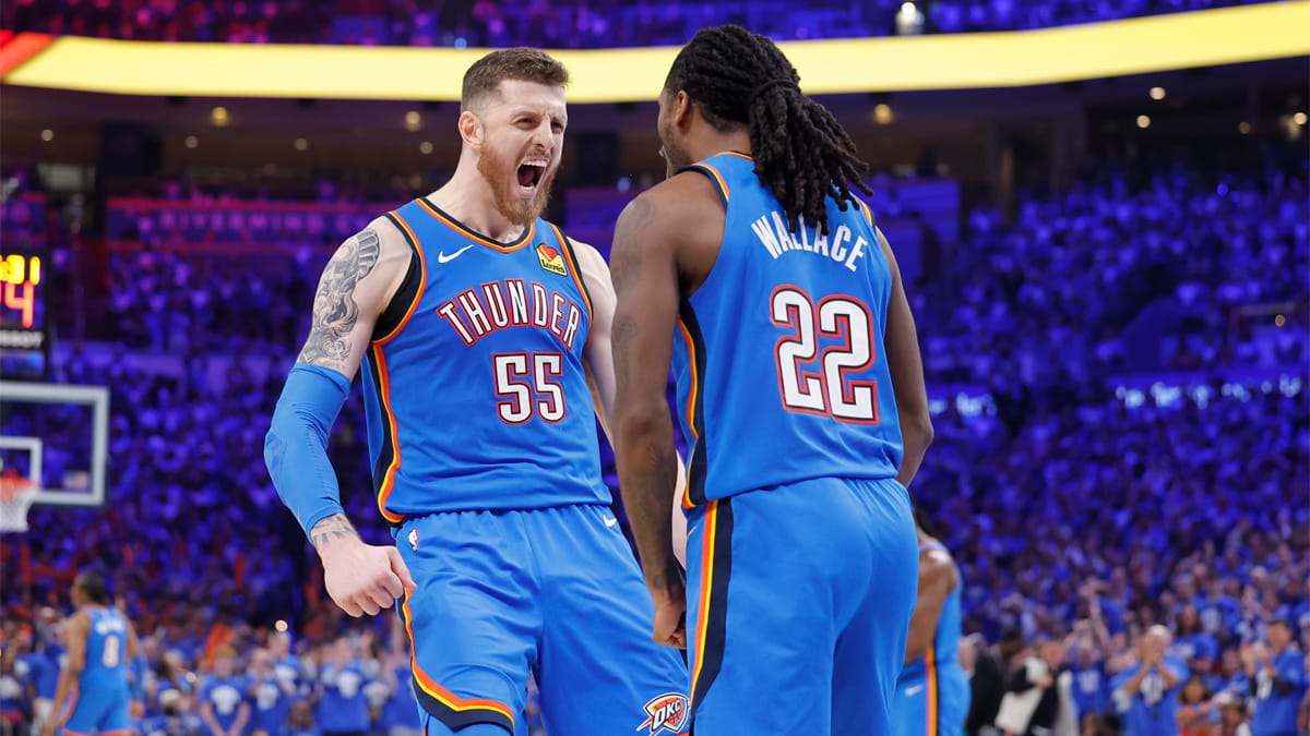 Los Thunder celebran su victoria en el Game 7