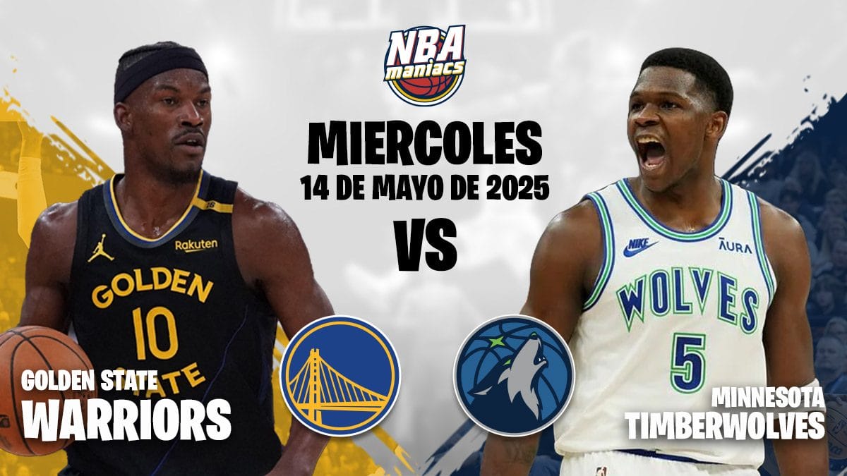 Previa Timberwolves vs Warriors Game 5 Playoffs 2025.