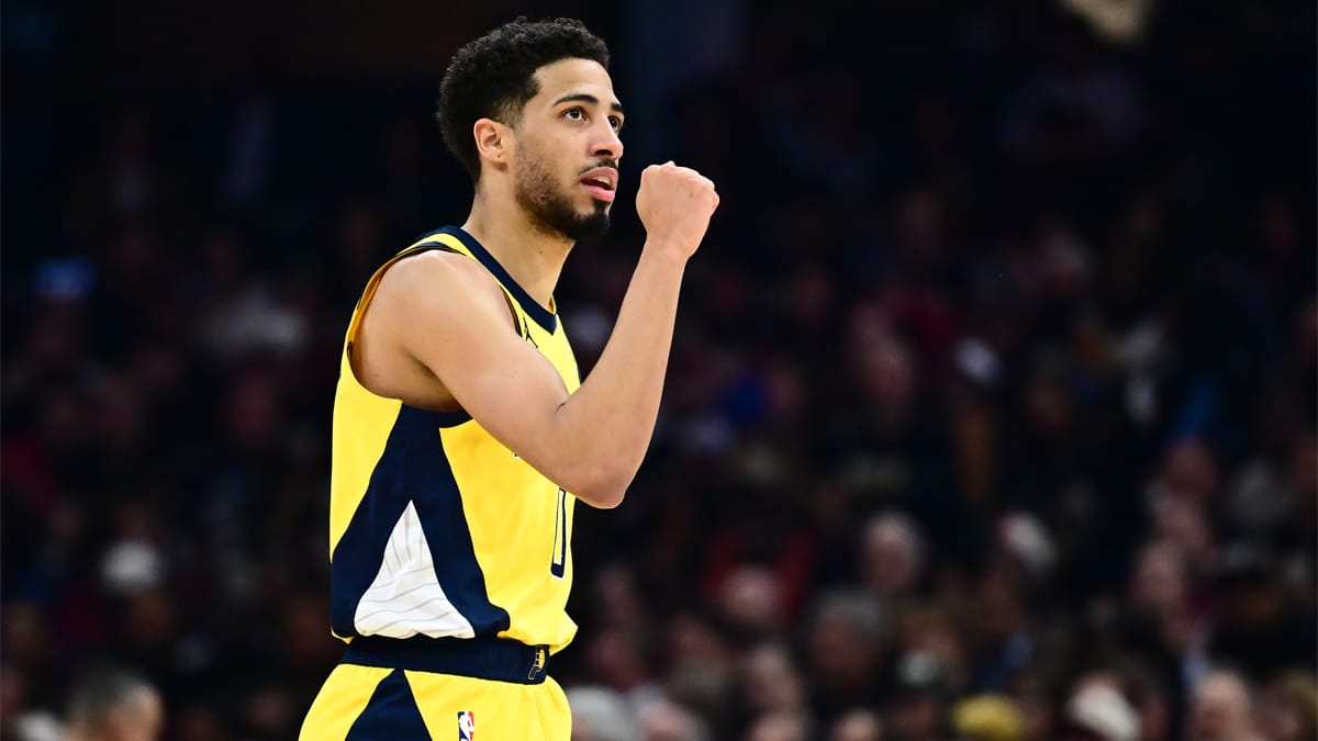 Haliburton celebra el pase de los Indiana Pacers