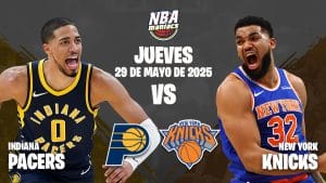 Karl-Anthony Towns y Tyrese Haliburton, dos de las estrellas del Knicks vs Pacers.
