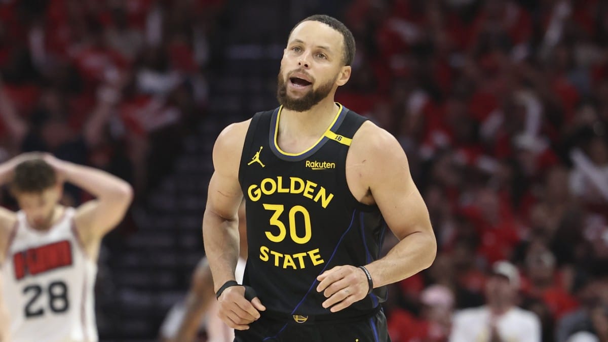 Stephen Curry, durante el séptimo partido frente a Houston Rockets.