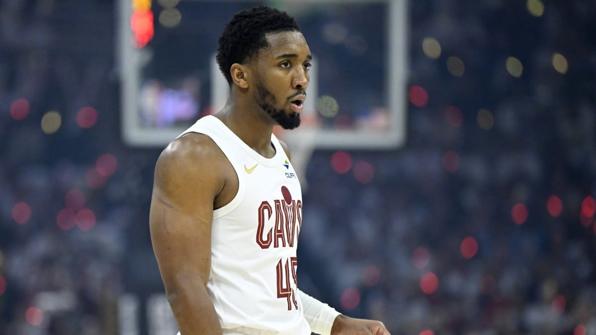 Donovan Mitchell, durante el Game 2 contra los Indiana Pacers.