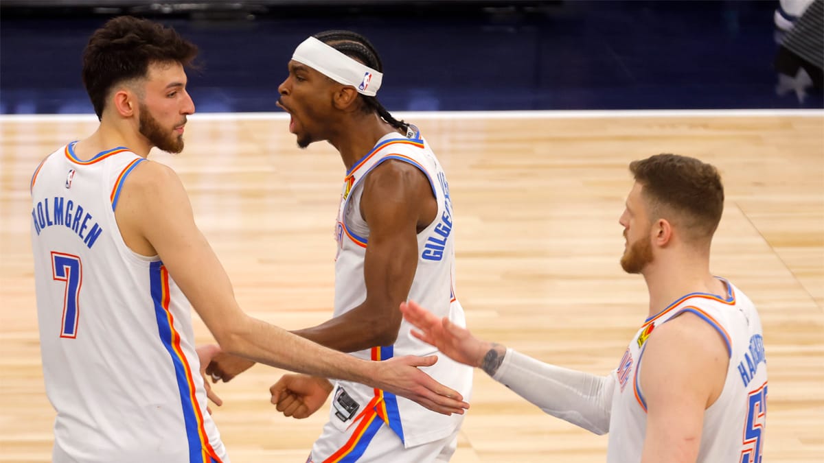 Shai y OKC celebran el valioso triunfo en Minnesota