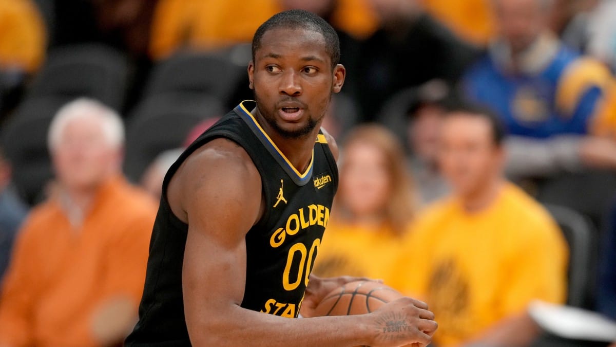 Jonathan Kuminga, durante un partido de playoffs ante Minnesota Timberwolves.