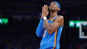 Shai durante las Finales del Oeste ante los Timberwolves